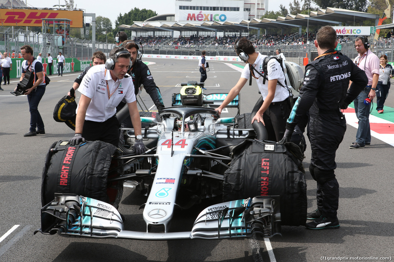 GP MESSICO, 28.10.2018 - Gara, Lewis Hamilton (GBR) Mercedes AMG F1 W09