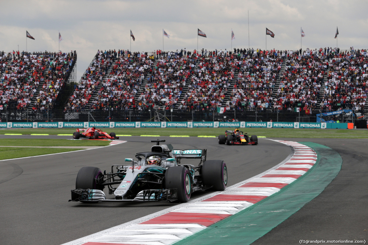 GP MESSICO, 28.10.2018 - Gara, Lewis Hamilton (GBR) Mercedes AMG F1 W09