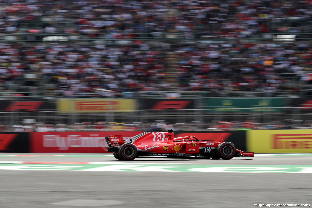 GP MESSICO, 28.10.2018 - Gara, Sebastian Vettel (GER) Ferrari SF71H
