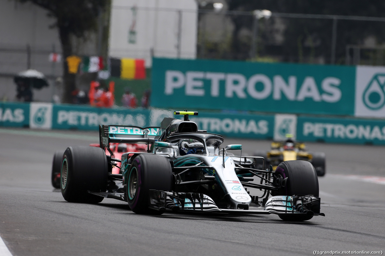 GP MESSICO, 28.10.2018 - Gara, Valtteri Bottas (FIN) Mercedes AMG F1 W09