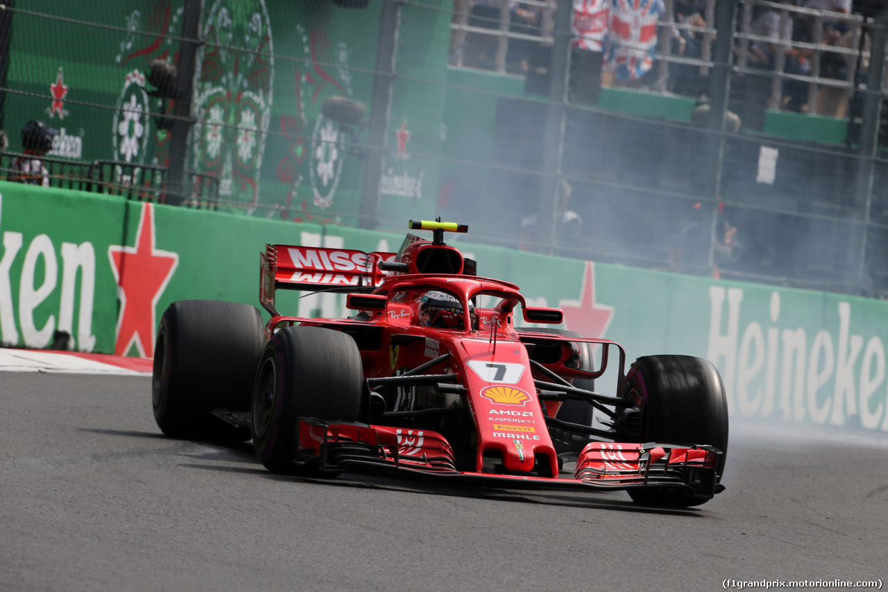 GP MESSICO, 28.10.2018 - Gara, Kimi Raikkonen (FIN) Ferrari SF71H