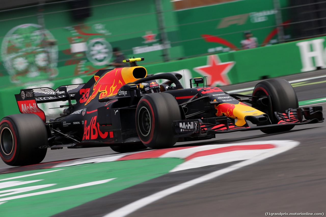 GP MESSICO, 28.10.2018 - Gara, Max Verstappen (NED) Red Bull Racing RB14