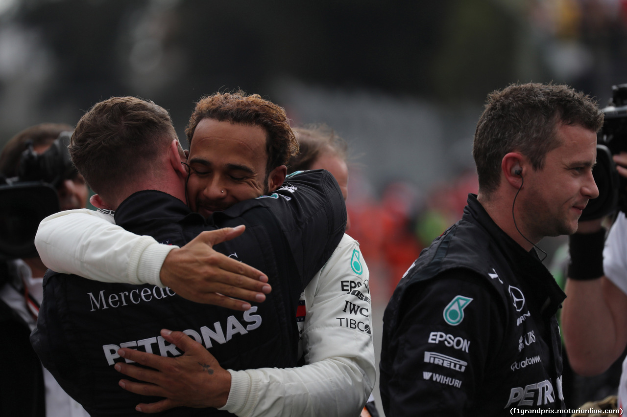 GP MESSICO, 28.10.2018 - Gara, Lewis Hamilton (GBR) Mercedes AMG F1 W09, Champion F1 2018