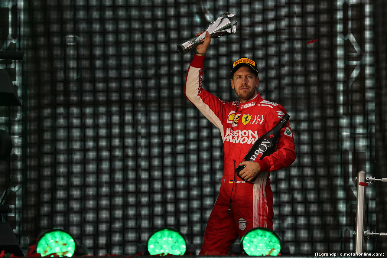 GP MESSICO, 28.10.2018 - Gara, 2nd place Sebastian Vettel (GER) Ferrari SF71H