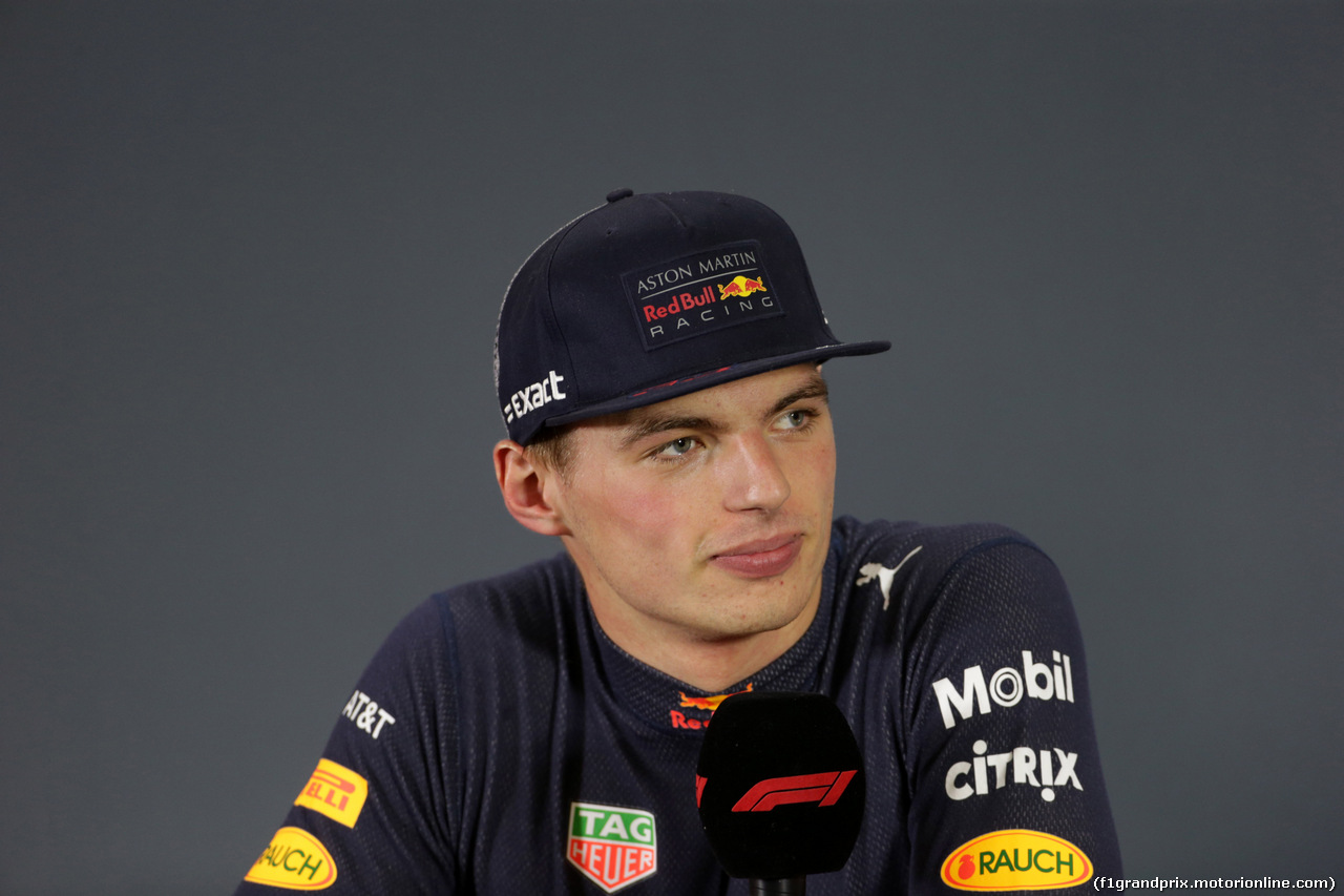 GP MESSICO, 28.10.2018 - Gara, Conferenza Stampa, Max Verstappen (NED) Red Bull Racing RB14