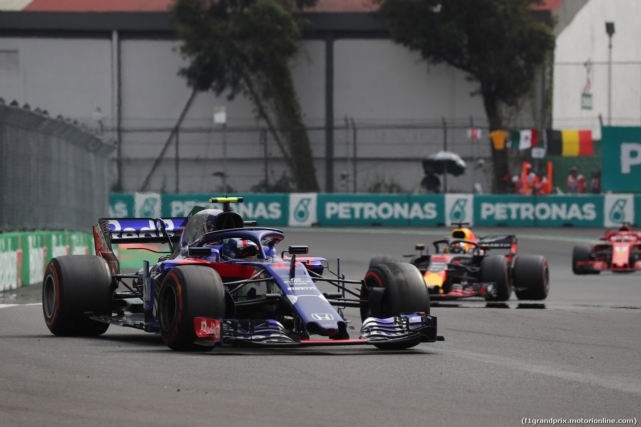 GP MESSICO, 28.10.2018 - Gara, Pierre Gasly (FRA) Scuderia Toro Rosso STR13