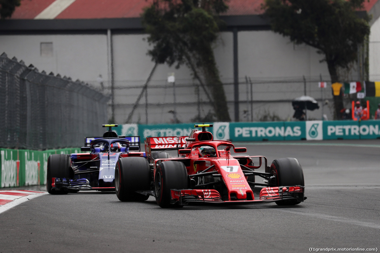 GP MESSICO, 28.10.2018 - Gara, Kimi Raikkonen (FIN) Ferrari SF71H