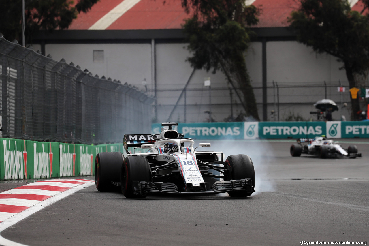 GP MESSICO, 28.10.2018 - Gara, Lance Stroll (CDN) Williams FW41