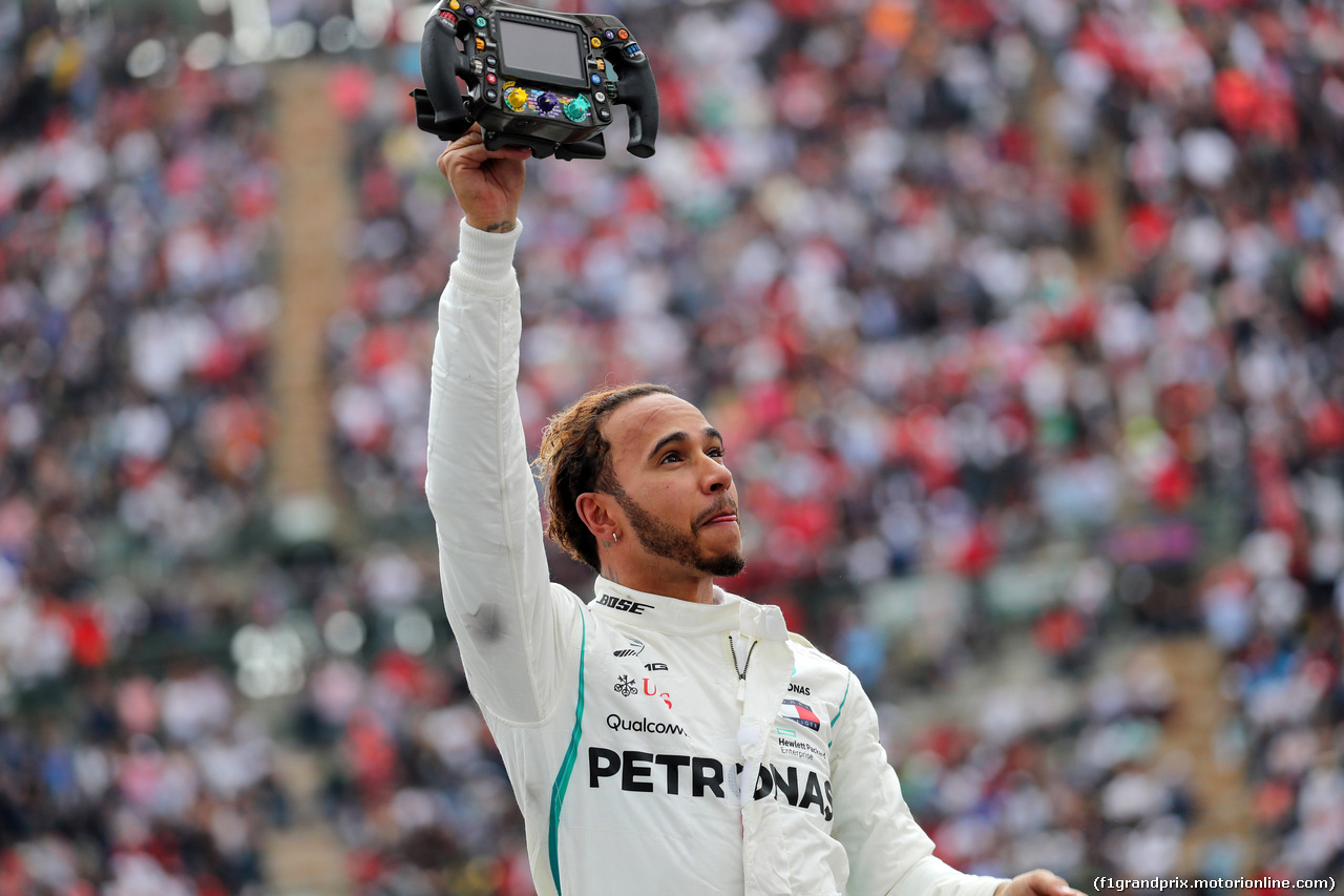 GP MESSICO, 28.10.2018 - Gara, Lewis Hamilton (GBR) Mercedes AMG F1 W09, Champion F1 2018