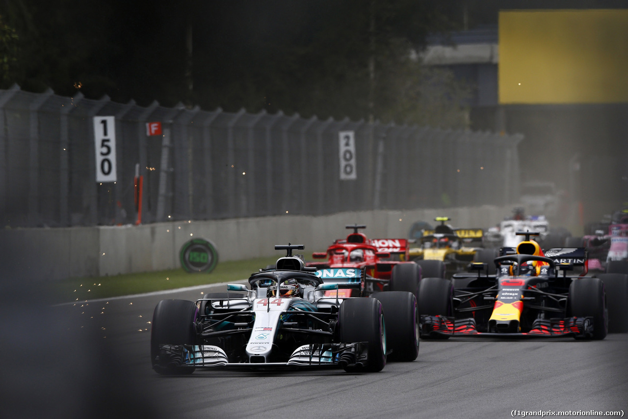 GP MESSICO, 28.10.2018 - Gara, Lewis Hamilton (GBR) Mercedes AMG F1 W09