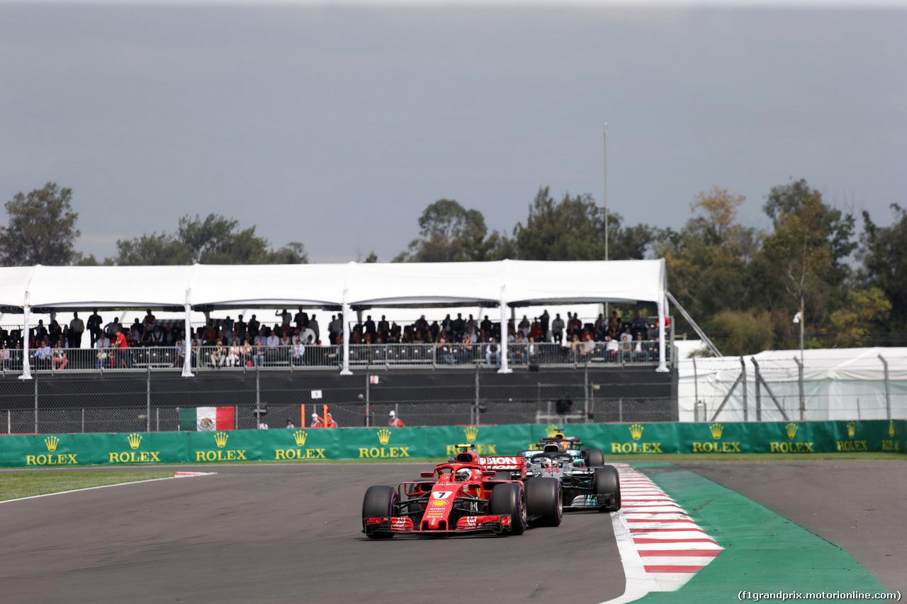 GP MESSICO, 28.10.2018 - Gara, Kimi Raikkonen (FIN) Ferrari SF71H