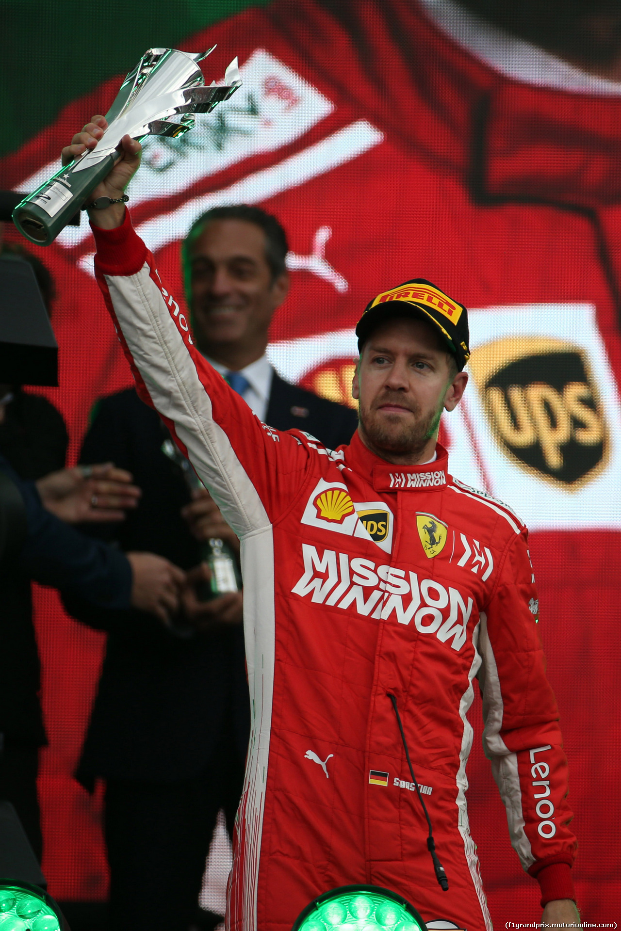 GP MESSICO, 28.10.2018 - Gara, 2nd place Sebastian Vettel (GER) Ferrari SF71H