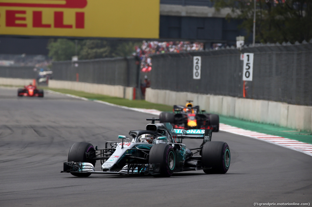 GP MESSICO, 28.10.2018 - Gara, Lewis Hamilton (GBR) Mercedes AMG F1 W09