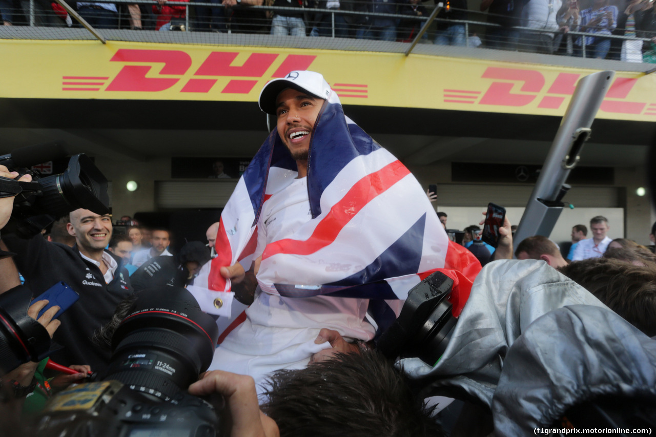 GP MESSICO, 28.10.2018 - Festeggiamenti, Lewis Hamilton (GBR) Mercedes AMG F1 W09, F1 champion 2018