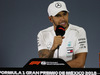 GP MESSICO, 28.10.2018 - Conferenza Stampa, Lewis Hamilton (GBR) Mercedes AMG F1 W09