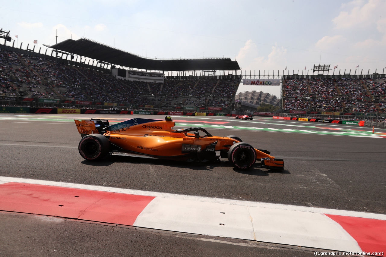 GP MESSICO, 26.10.2018 - Prove Libere 2, Stoffel Vandoorne (BEL) McLaren MCL33
