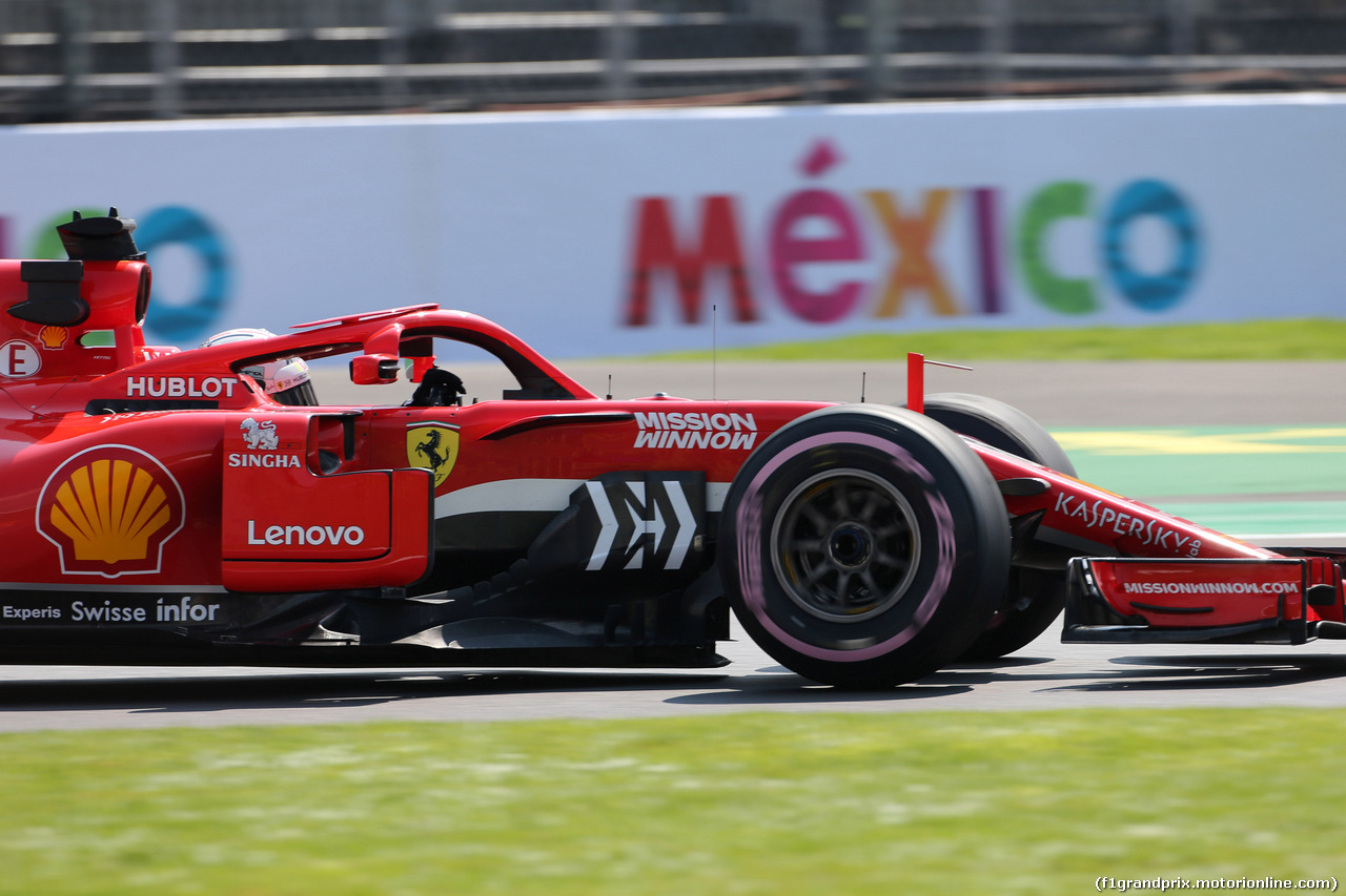 GP MESSICO, 26.10.2018 - Prove Libere 2, Sebastian Vettel (GER) Ferrari SF71H