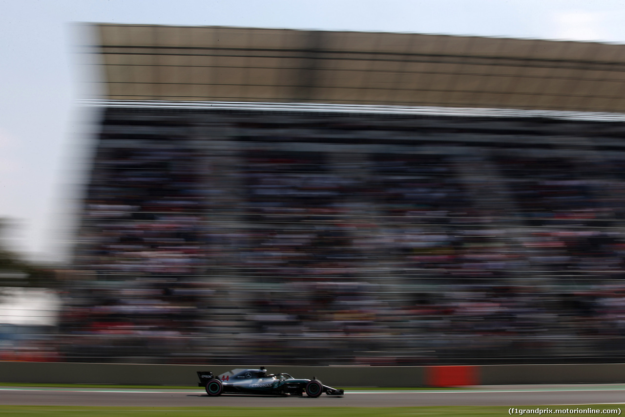 GP MESSICO, 26.10.2018 - Prove Libere 2, Lewis Hamilton (GBR) Mercedes AMG F1 W09