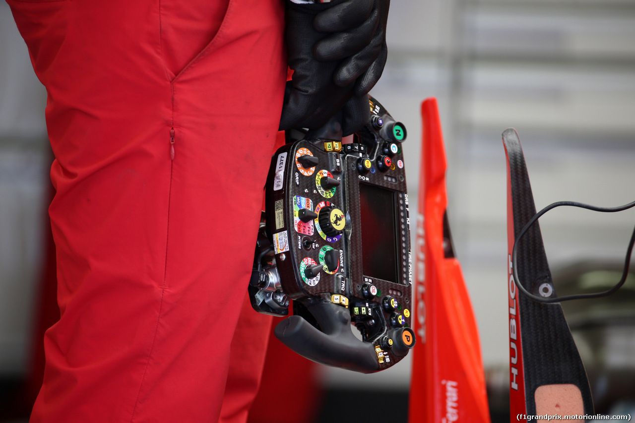 GP MESSICO, 26.10.2018 - Prove Libere 2, Ferrari SF71H steering wheel