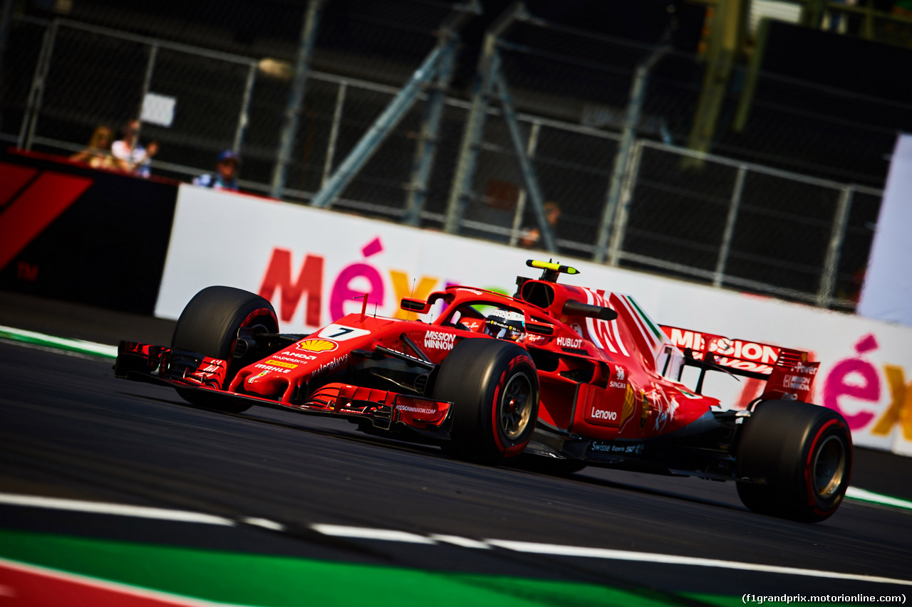 GP MESSICO, 26.10.2018- Kimi Raikkonen (FIN) Ferrari SF71H