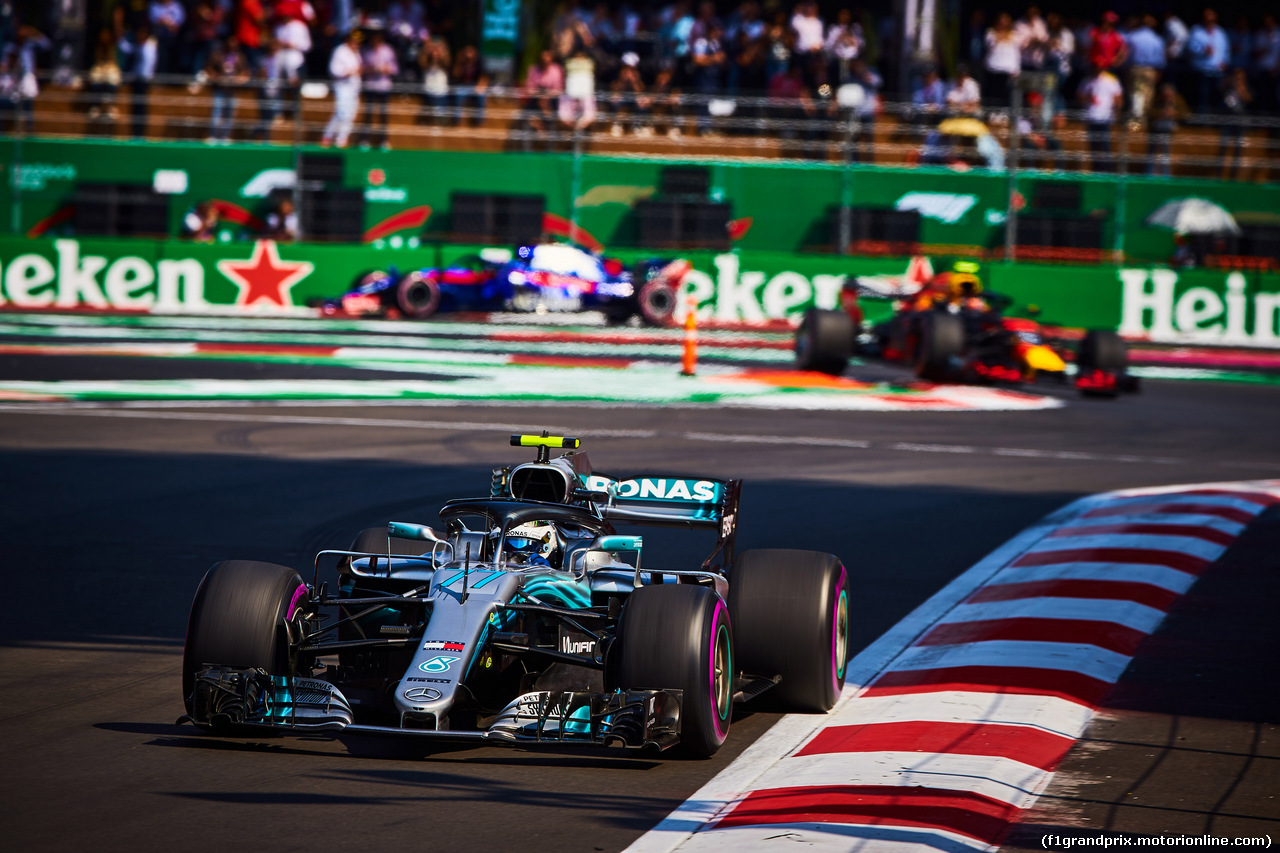 GP MESSICO, 26.10.2018- Valtteri Bottas (FIN) Mercedes AMG F1 W09