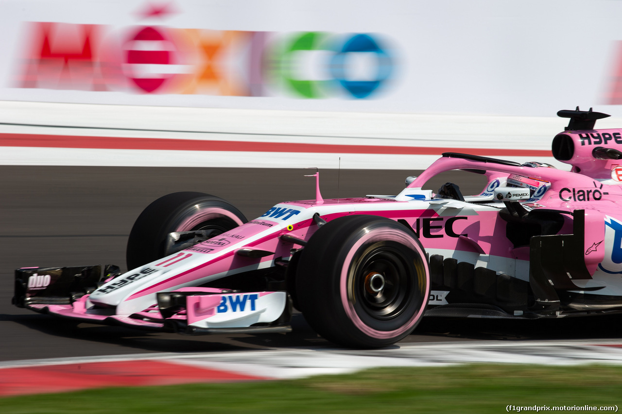 GP MESSICO, 26.10.2018- Sergio Perez (MEX) Racing Point Force India F1
VJM11