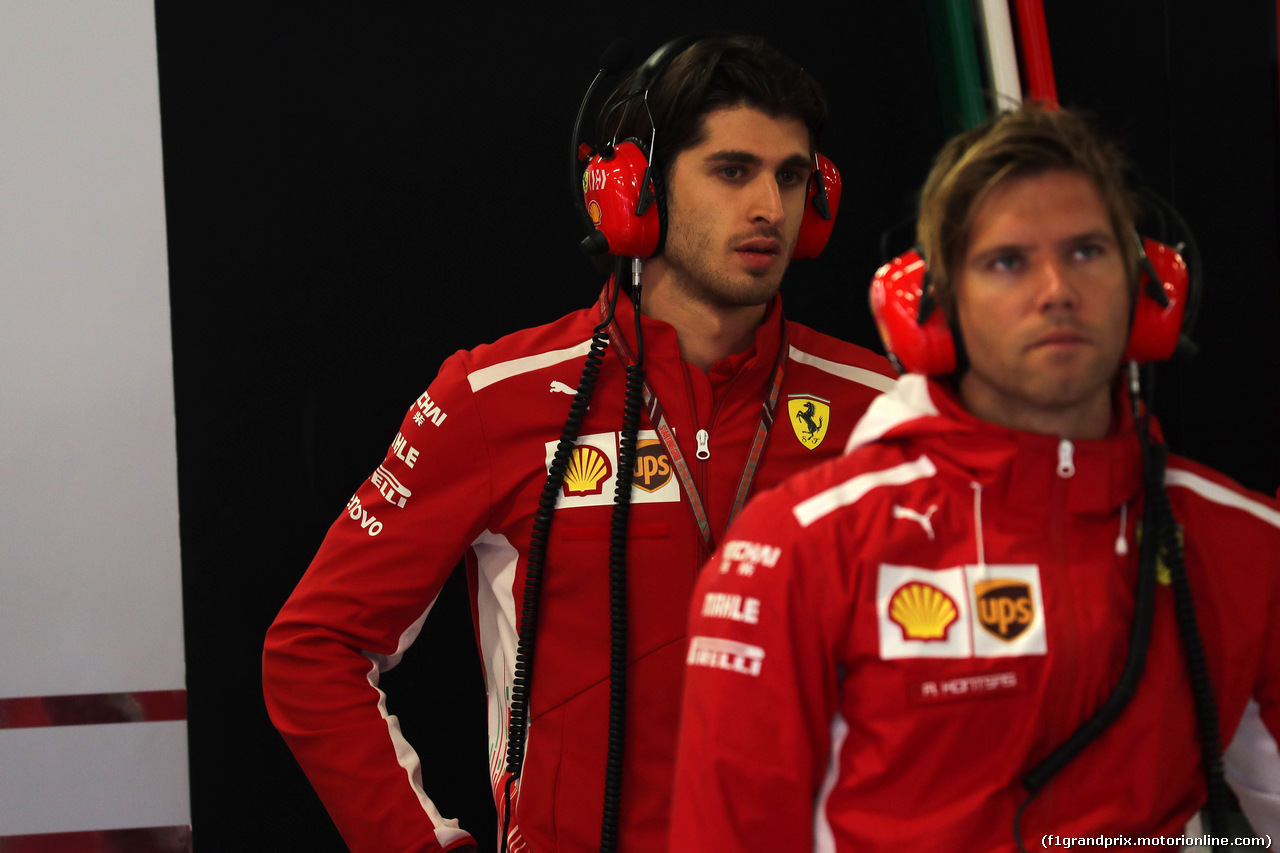 GP MESSICO, 27.10.2018 - Prove Libere 3, Antonio Giovinazzi (ITA) Test Driver Sauber C37 e Antti Kontsas (FIN) Sebastian Vettel Personal Trainer