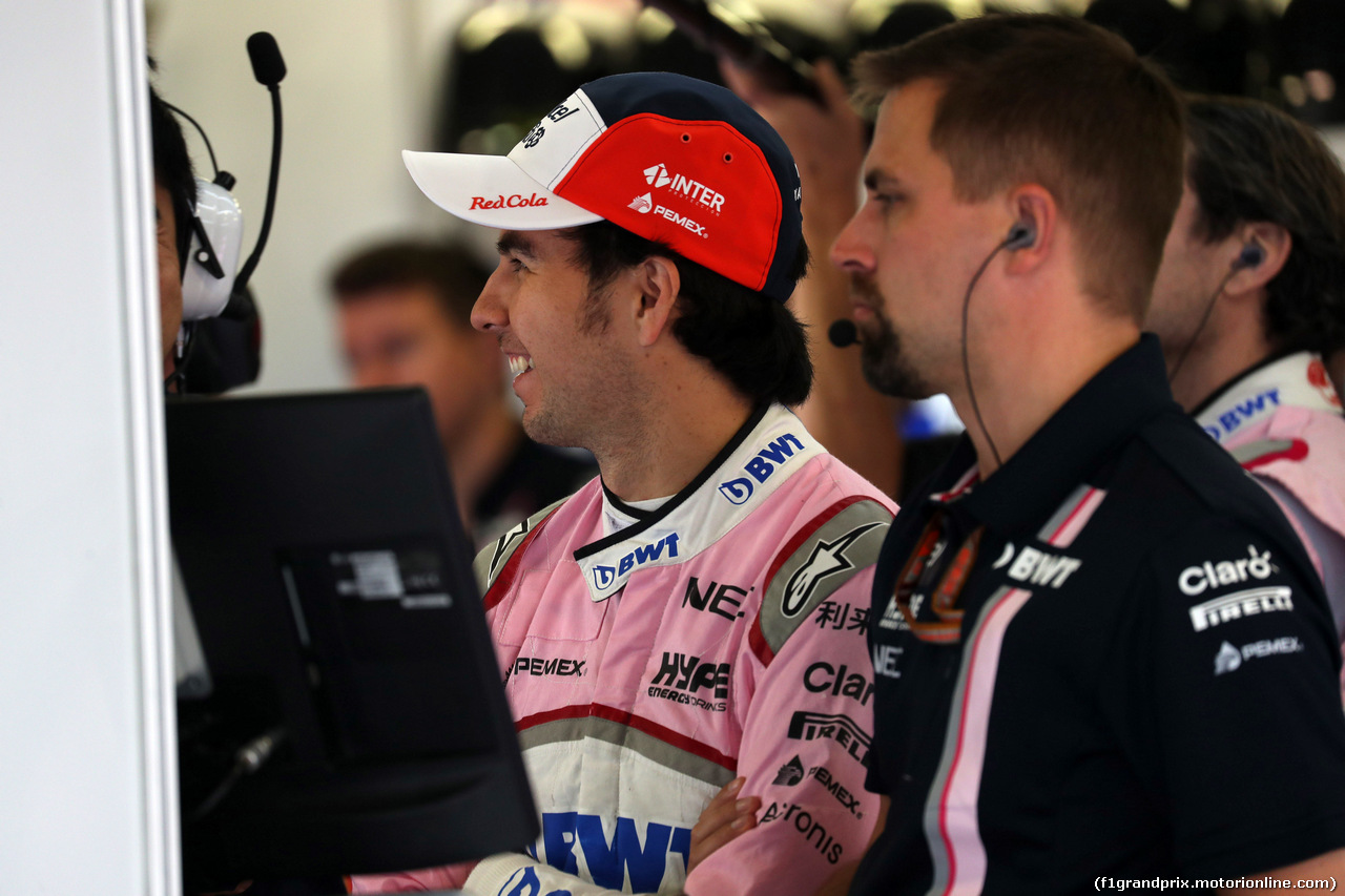 GP MESSICO, 27.10.2018 - Prove Libere 3, Sergio Perez (MEX) Racing Point Force India F1 VJM11