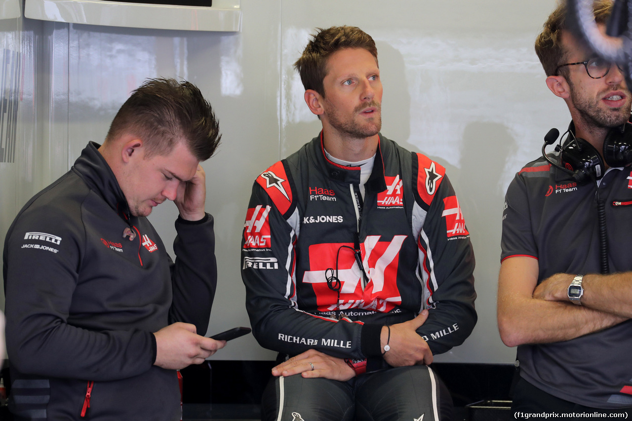 GP MESSICO, 27.10.2018 - Prove Libere 3, Romain Grosjean (FRA) Haas F1 Team VF-18