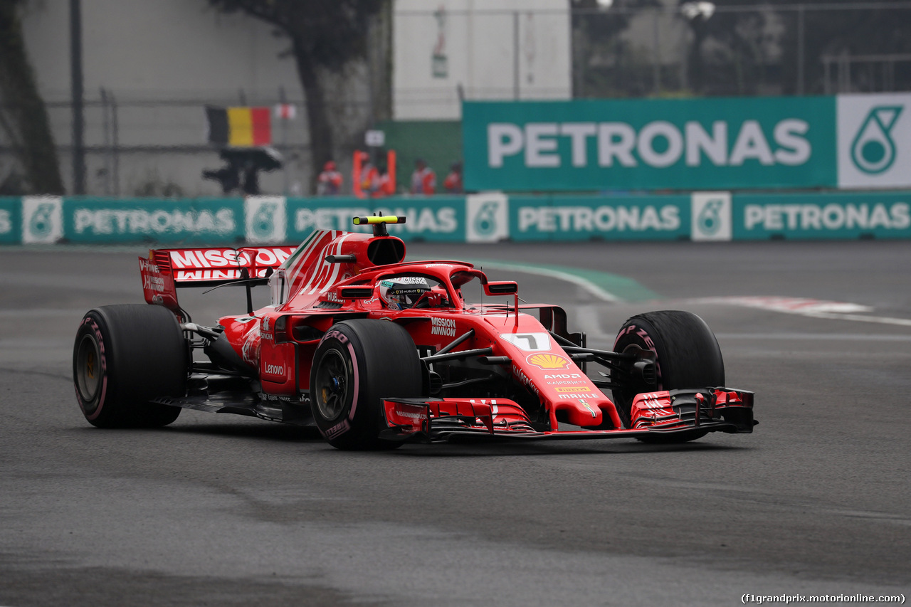 GP MESSICO, 27.10.2018 - Prove Libere 3, Kimi Raikkonen (FIN) Ferrari SF71H