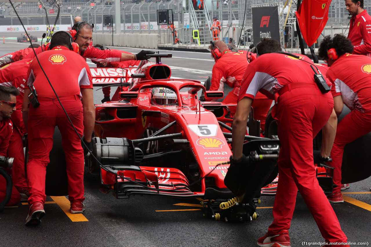 GP MESSICO, 27.10.2018 - Prove Libere 3, Sebastian Vettel (GER) Ferrari SF71H