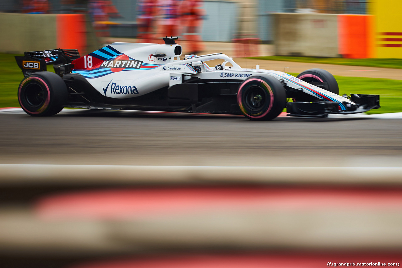 GP MESSICO, 27.10.2018 - Prove Libere 3, Lance Stroll (CDN) Williams FW41