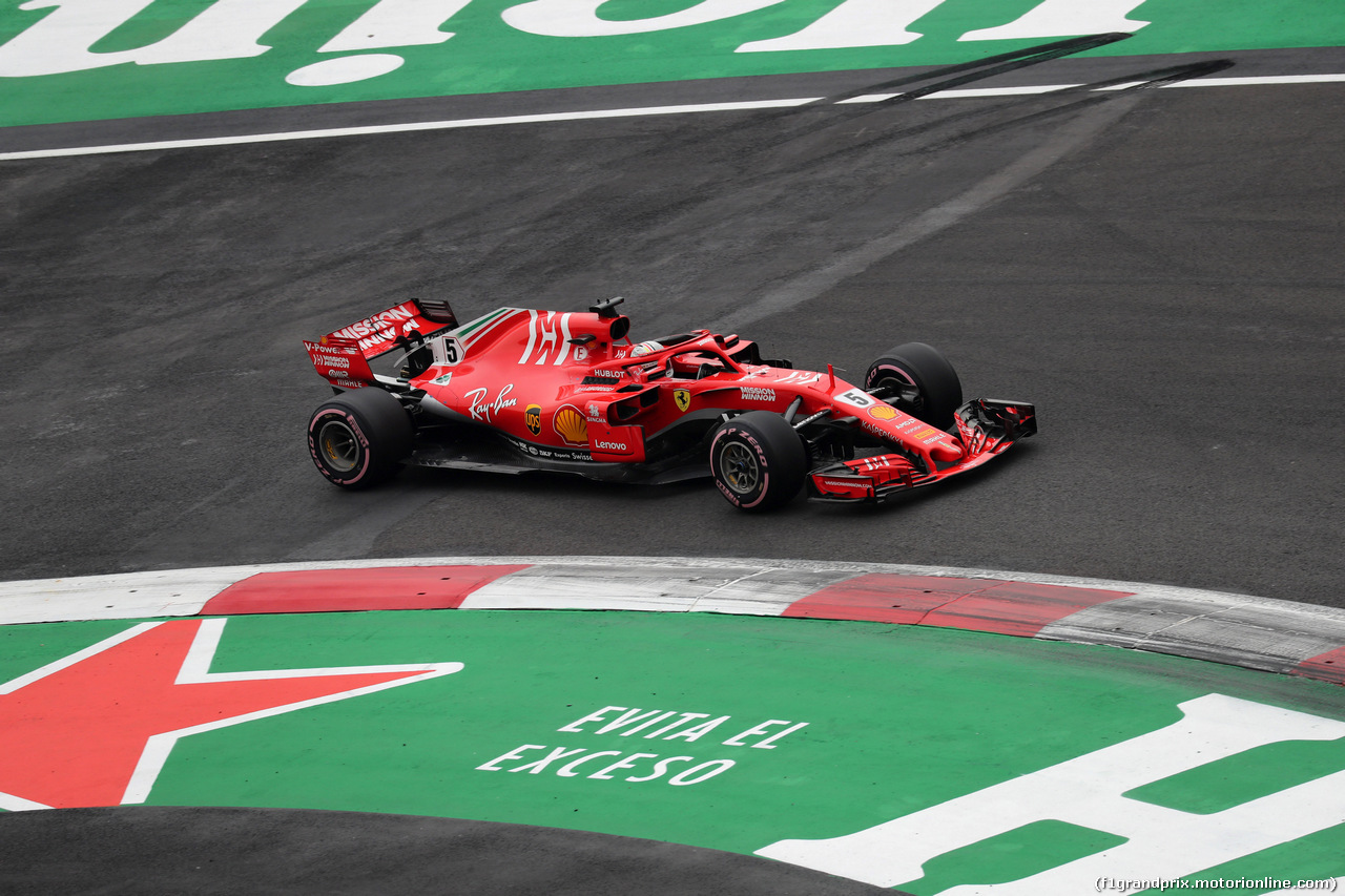 GP MESSICO, 27.10.2018 - Qualifiche, Sebastian Vettel (GER) Ferrari SF71H