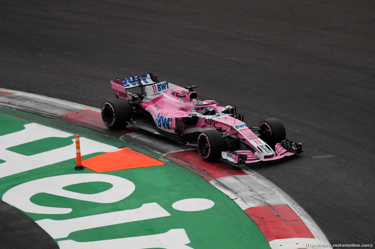 GP MESSICO, 27.10.2018 - Qualifiche, Sergio Perez (MEX) Racing Point Force India F1 VJM11