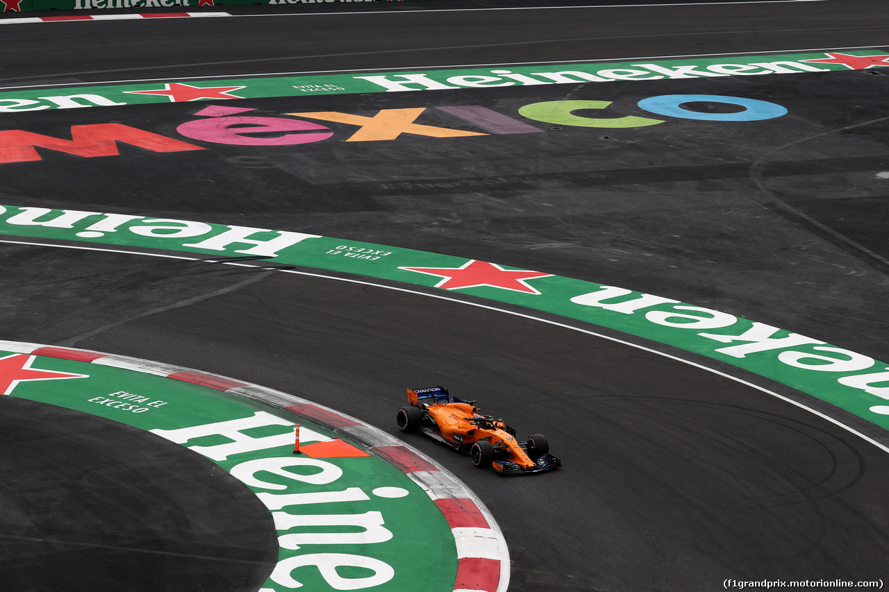 GP MESSICO, 27.10.2018 - Qualifiche, Fernando Alonso (ESP) McLaren MCL33