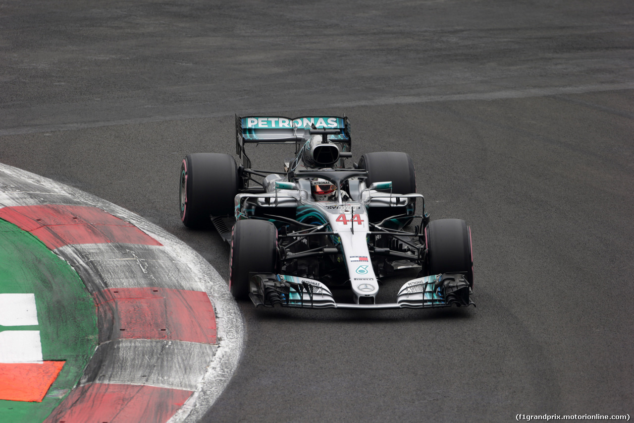 GP MESSICO, 27.10.2018 - Qualifiche, Lewis Hamilton (GBR) Mercedes AMG F1 W09