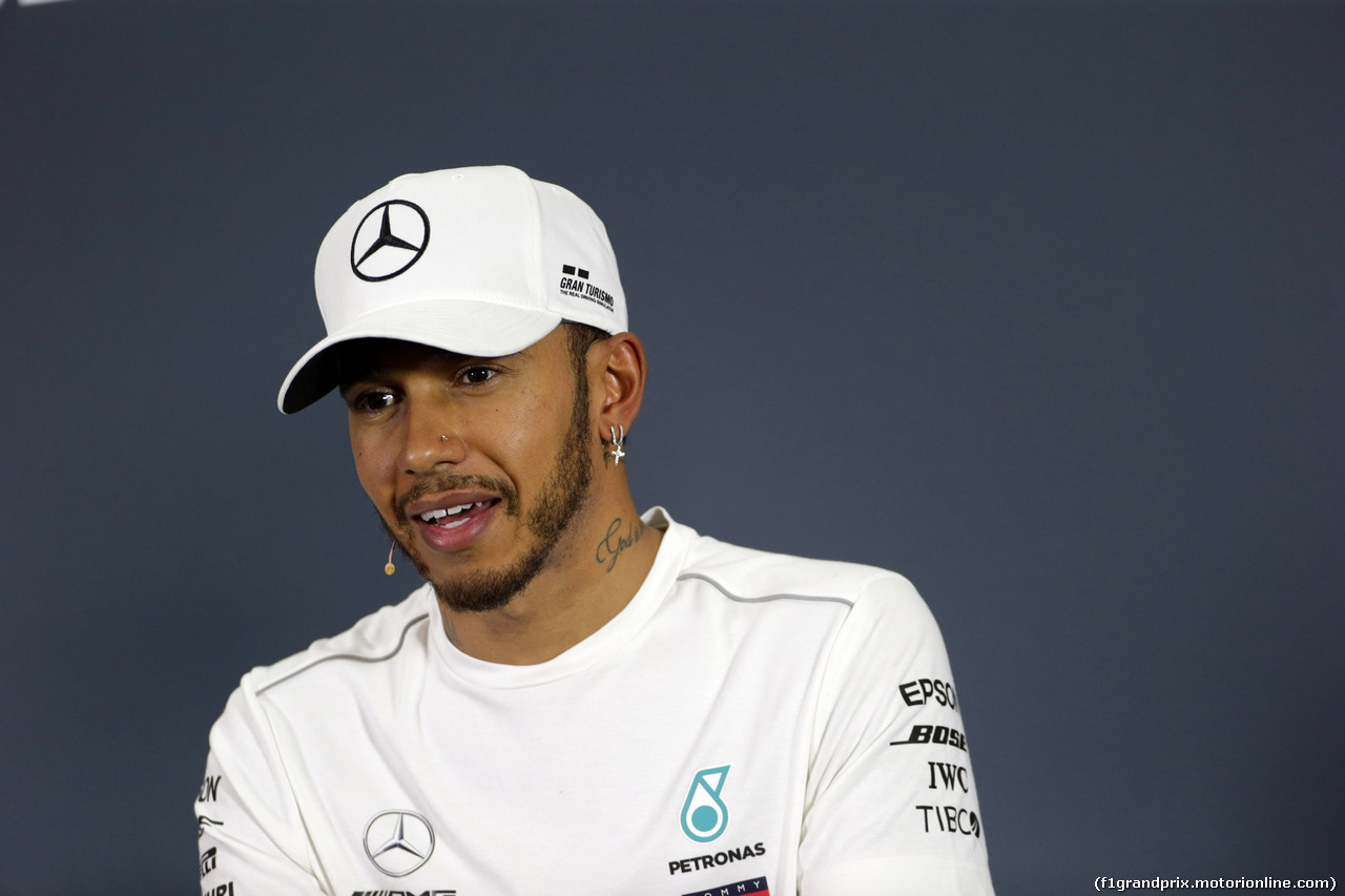 GP MESSICO, 27.10.2018 - Qualifiche, Conferenza Stampa, Lewis Hamilton (GBR) Mercedes AMG F1 W09