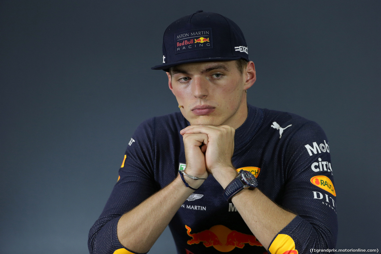 GP MESSICO, 27.10.2018 - Qualifiche, Conferenza Stampa, Max Verstappen (NED) Red Bull Racing RB14