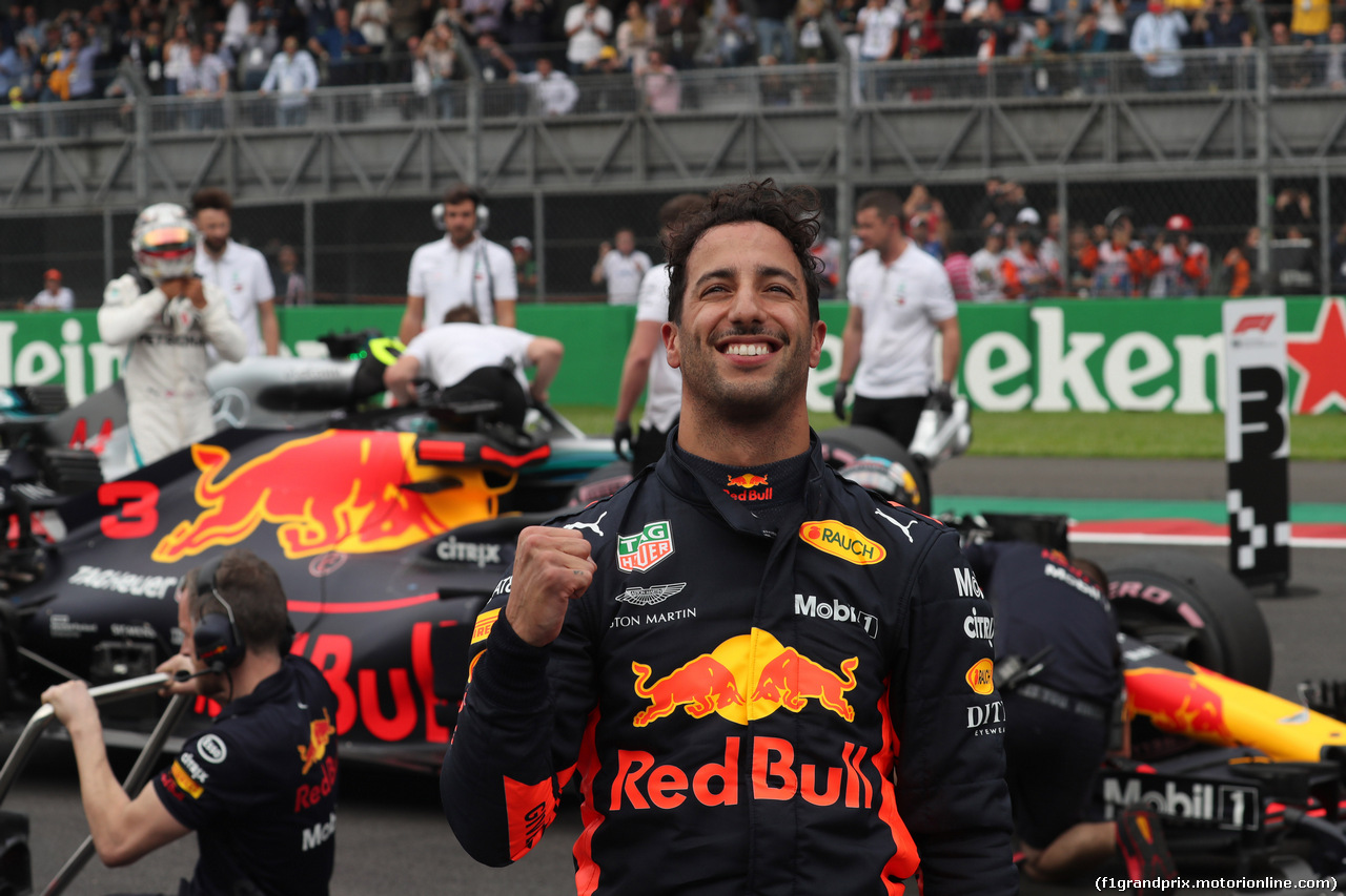 GP MESSICO, 27.10.2018 - Qualifiche, Daniel Ricciardo (AUS) Red Bull Racing RB14 pole position