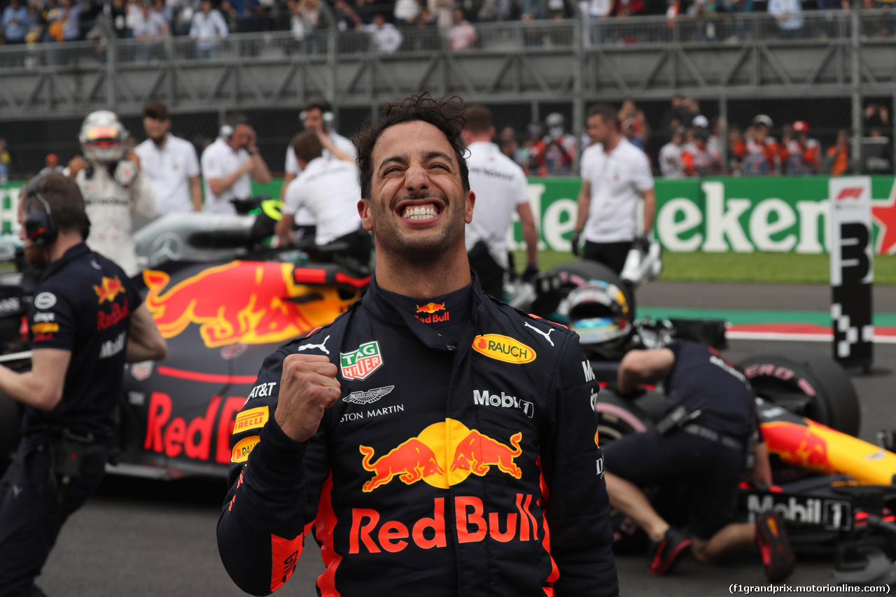 GP MESSICO, 27.10.2018 - Qualifiche, Daniel Ricciardo (AUS) Red Bull Racing RB14 pole position