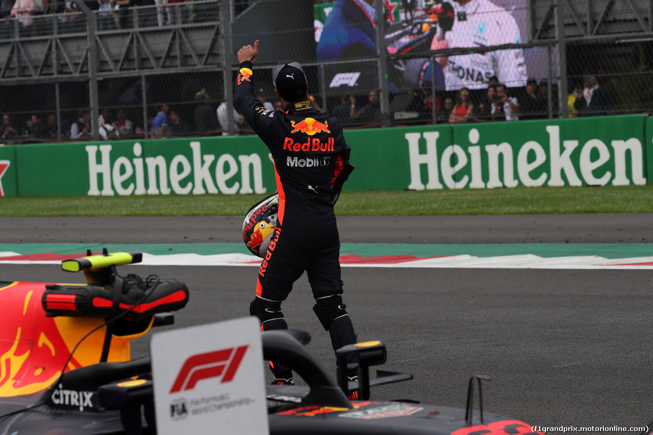 GP MESSICO, 27.10.2018 - Qualifiche, Daniel Ricciardo (AUS) Red Bull Racing RB14 pole position