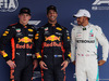 GP MESSICO, 27.10.2018 - Qualifiche, 2nd place Max Verstappen (NED) Red Bull Racing RB14, Daniel Ricciardo (AUS) Red Bull Racing RB14 pole position e 3rd place Lewis Hamilton (GBR) Mercedes AMG F1 W09