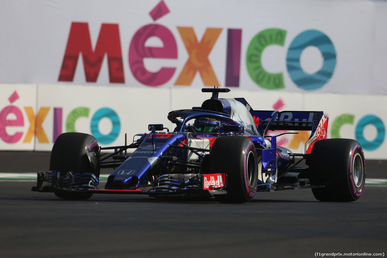 GP MESSICO, 26.10.2018 - Prove Libere 1, Brendon Hartley (NZL) Scuderia Toro Rosso STR13