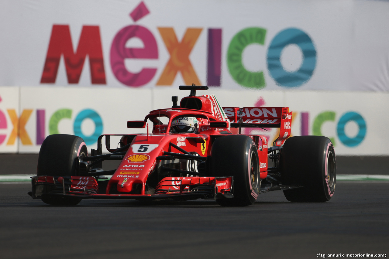 GP MESSICO, 26.10.2018 - Prove Libere 1, Sebastian Vettel (GER) Ferrari SF71H