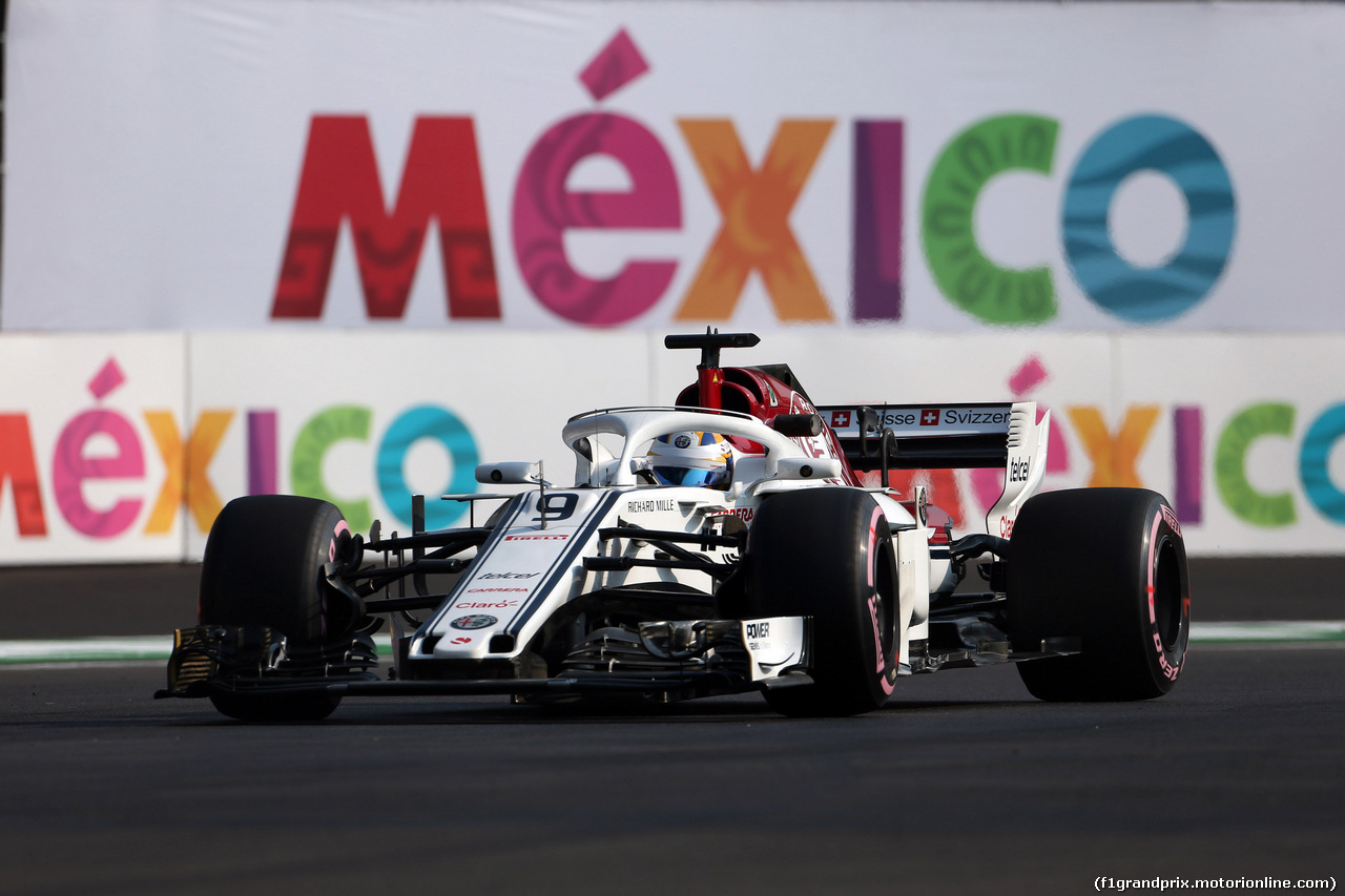 GP MESSICO, 26.10.2018 - Prove Libere 1, Marcus Ericsson (SUE) Sauber C37