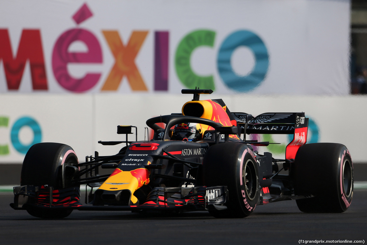 GP MESSICO, 26.10.2018 - Prove Libere 1, Daniel Ricciardo (AUS) Red Bull Racing RB14