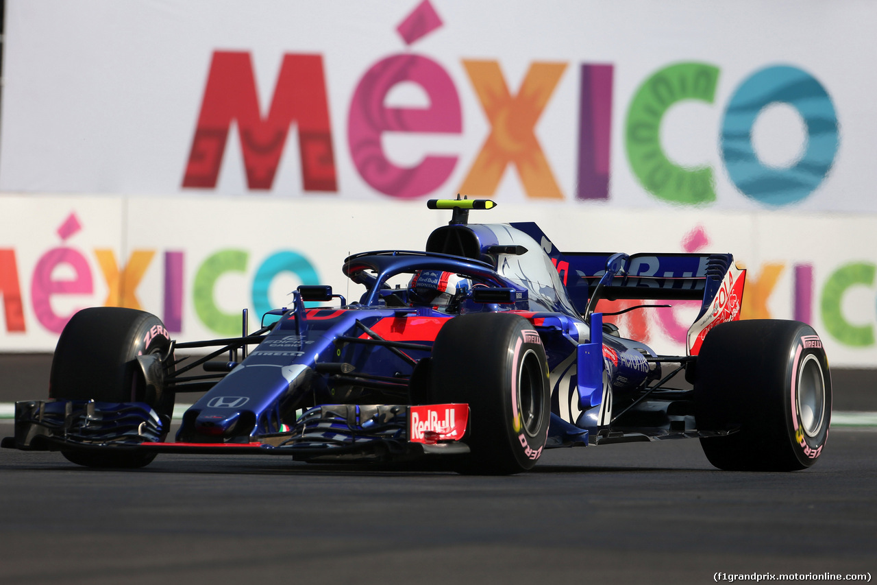 GP MESSICO, 26.10.2018 - Prove Libere 1, Pierre Gasly (FRA) Scuderia Toro Rosso STR13