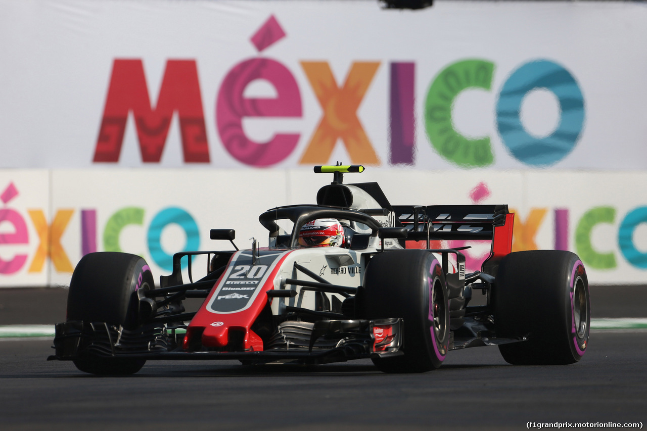 GP MESSICO, 26.10.2018 - Prove Libere 1, Kevin Magnussen (DEN) Haas F1 Team VF-18