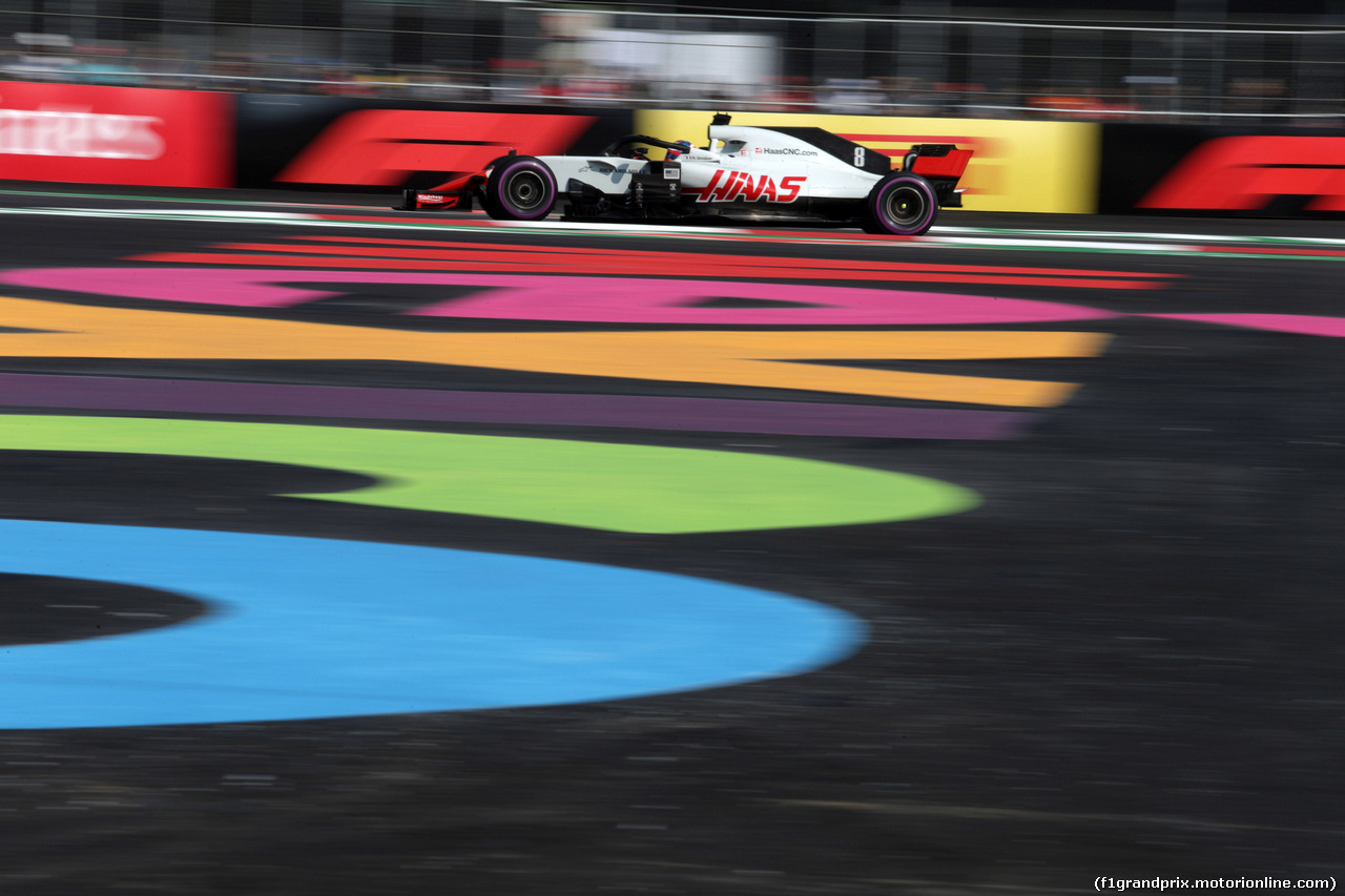 GP MESSICO, 26.10.2018 - Prove Libere 1, Romain Grosjean (FRA) Haas F1 Team VF-18