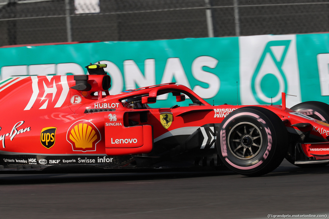 GP MESSICO, 26.10.2018 - Prove Libere 1, Kimi Raikkonen (FIN) Ferrari SF71H
